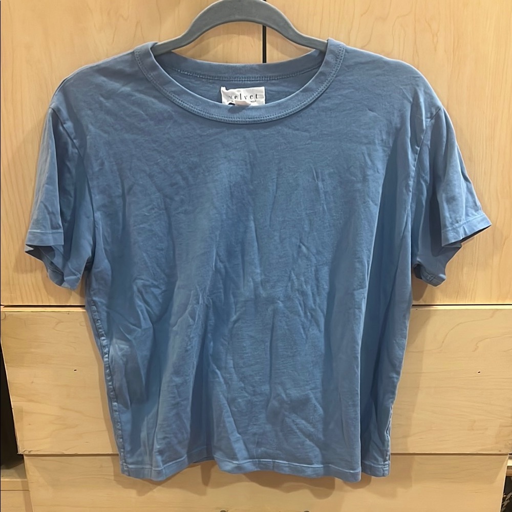 Velvet by Graham & Spencer Soft Blue Top
